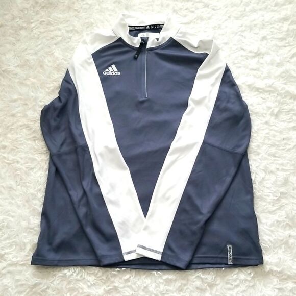 NWT ADIDAS Gray Zipup Sweatshirt Sz Medium - Picture 2 of 7